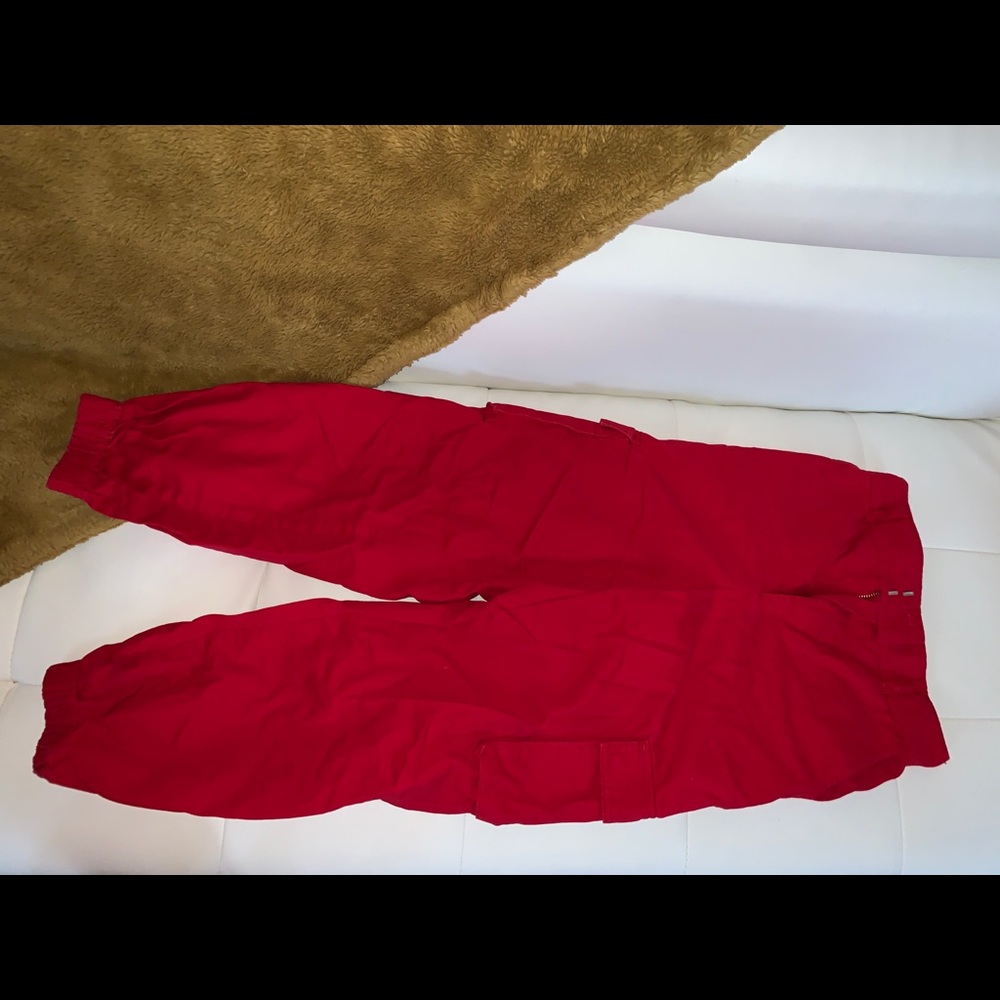 Red Joggers